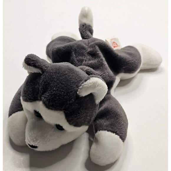 Ty Beanie Baby Nanook Husky Dog Plush 1996 Collectible 8" Puppy Canine - Picture 9 of 11